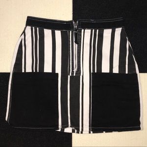 Urban Outfitters BDG Black and White Striped Skirt